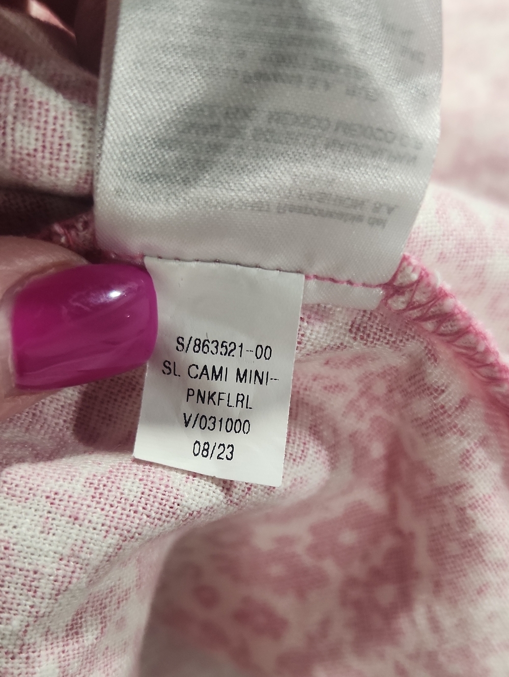 NWT. Old Navy Fit & Flare Cami Mini Dress Linen Blend Barbiecore Cottagecore - Picture 10 of 10